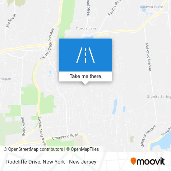 Mapa de Radcliffe Drive