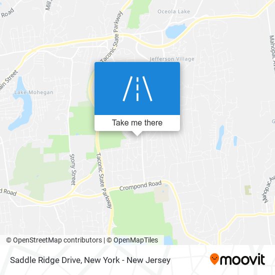 Saddle Ridge Drive map