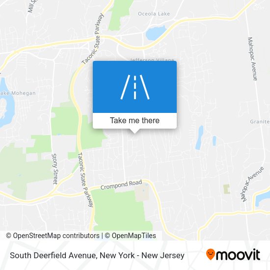 Mapa de South Deerfield Avenue