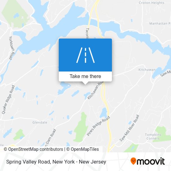 Spring Valley Road map