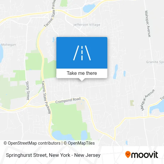 Springhurst Street map