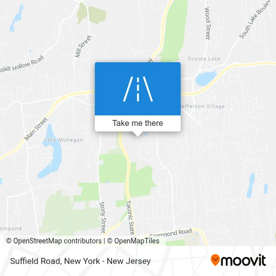 Suffield Road map