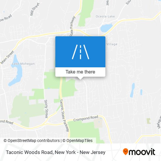 Taconic Woods Road map