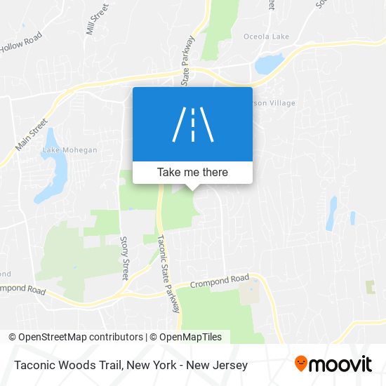 Taconic Woods Trail map