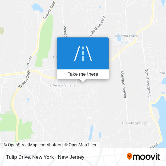 Tulip Drive map