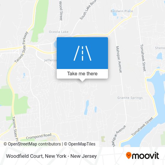 Mapa de Woodfield Court