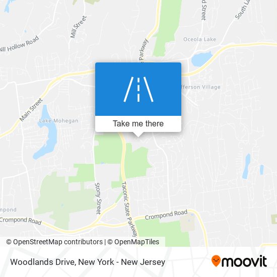 Woodlands Drive map