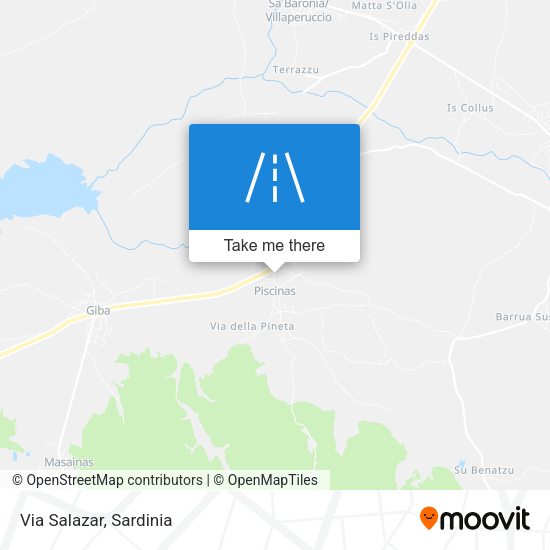 Via Salazar map