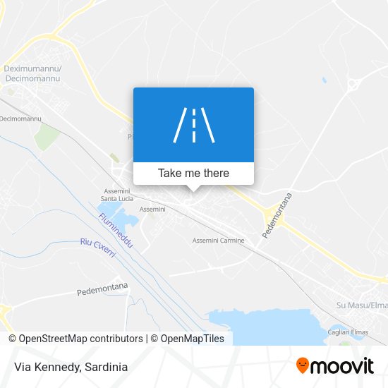 Via Kennedy map