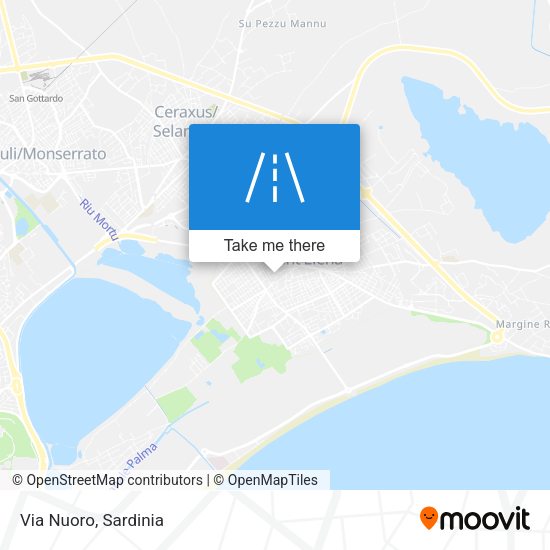 Via Nuoro map