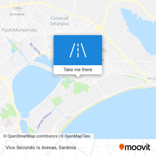 Vico Secondo Is Arenas map