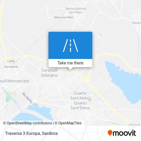 Traversa 3 Europa map