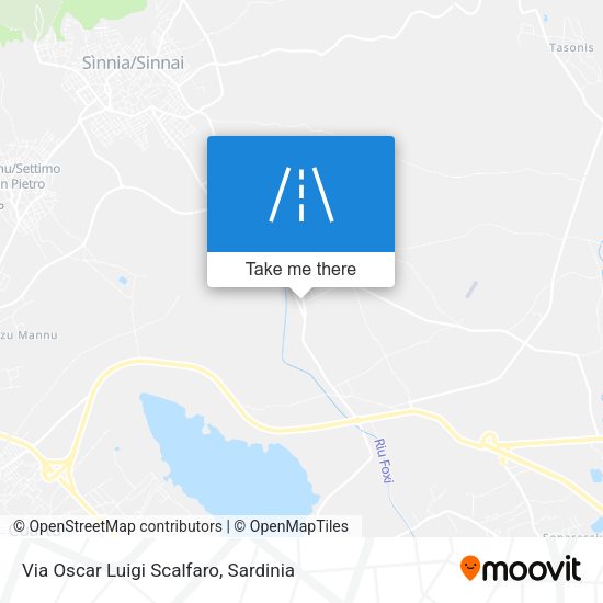 Via Oscar Luigi Scalfaro map