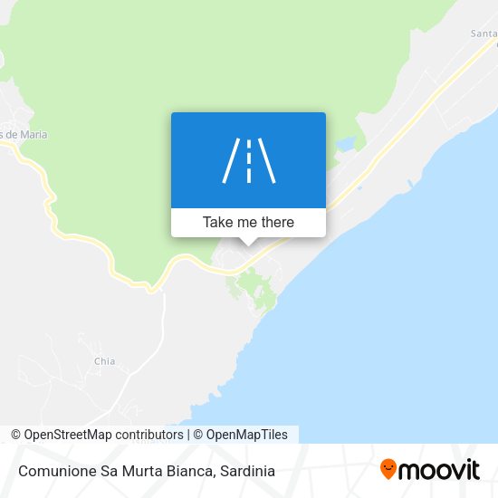 Comunione Sa Murta Bianca map