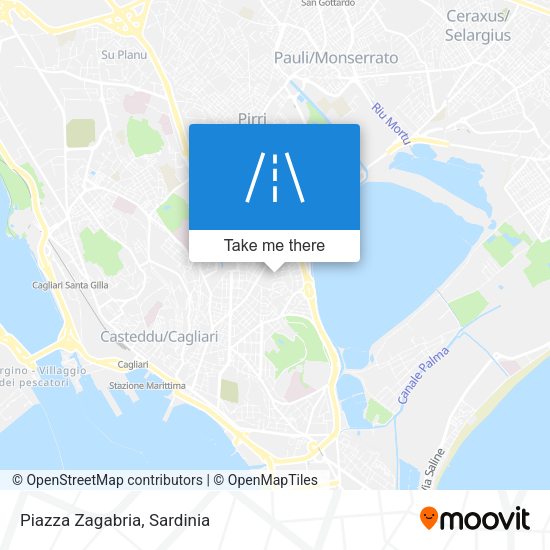 Piazza Zagabria map