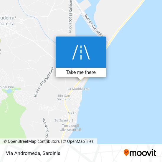 Via Andromeda map