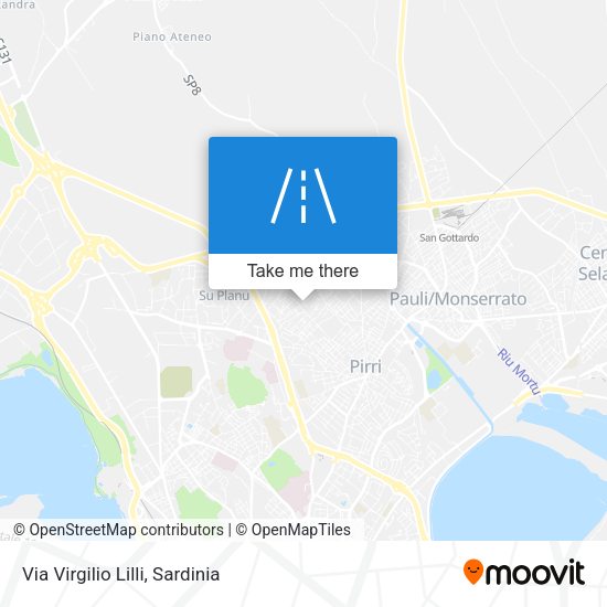 Via Virgilio Lilli map