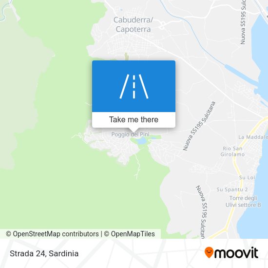 Strada 24 map