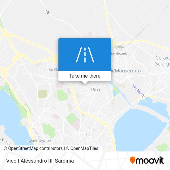 Vico I Alessandro III map
