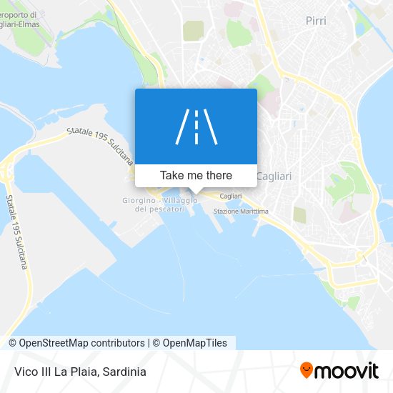 Vico III La Plaia map