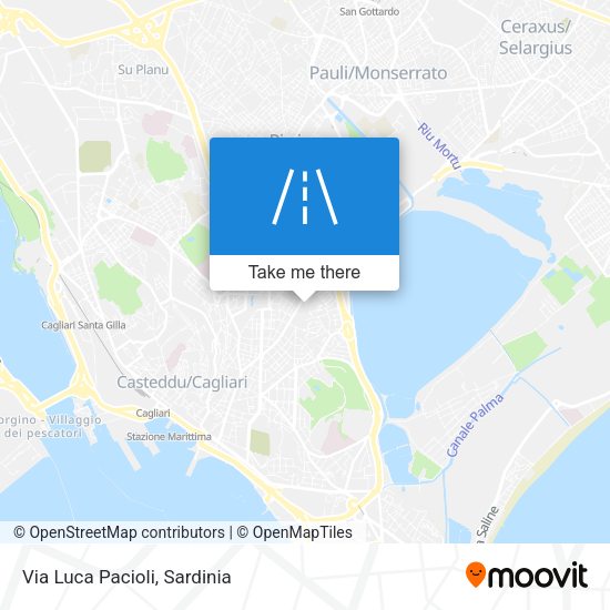 Via Luca Pacioli map