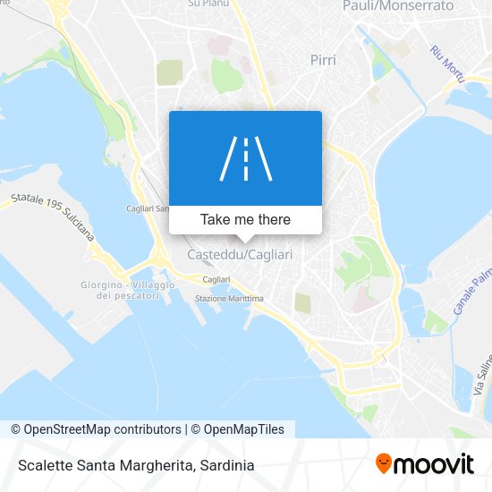 Scalette Santa Margherita map