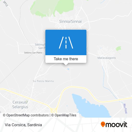 Via Corsica map