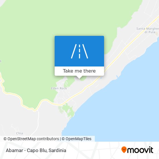 Abamar - Capo Blu map