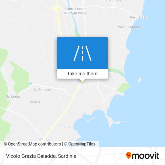 Vicolo Grazia Deledda map
