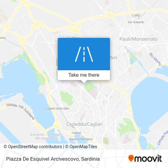 Piazza De Esquivel Arcivescovo map