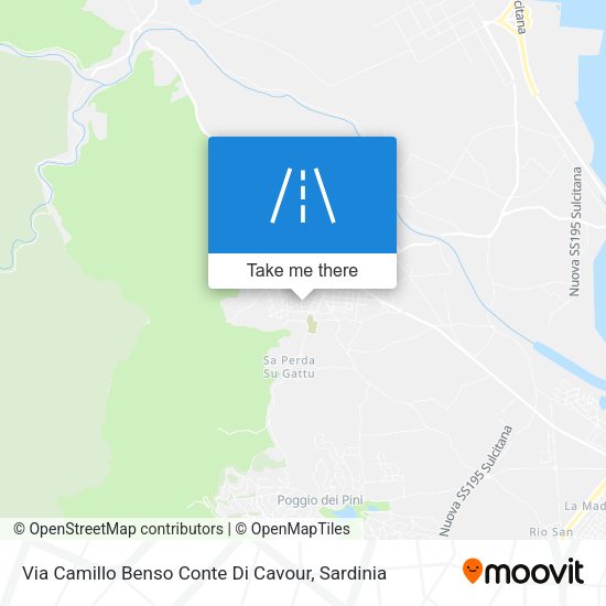 Via Camillo Benso Conte Di Cavour map