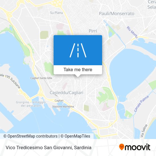 Vico Tredicesimo San Giovanni map