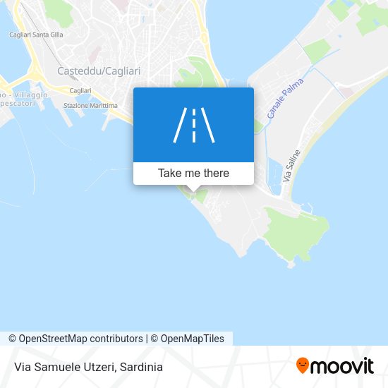 Via Samuele Utzeri map