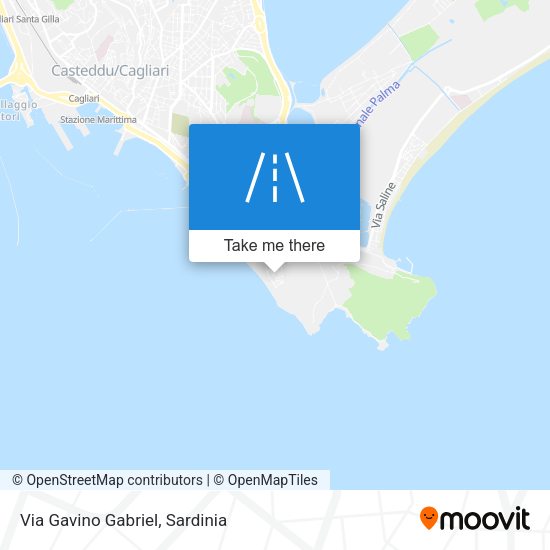 Via Gavino Gabriel map