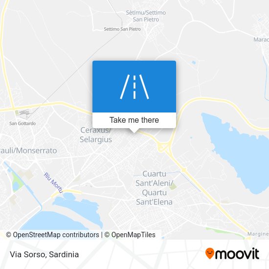 Via Sorso map