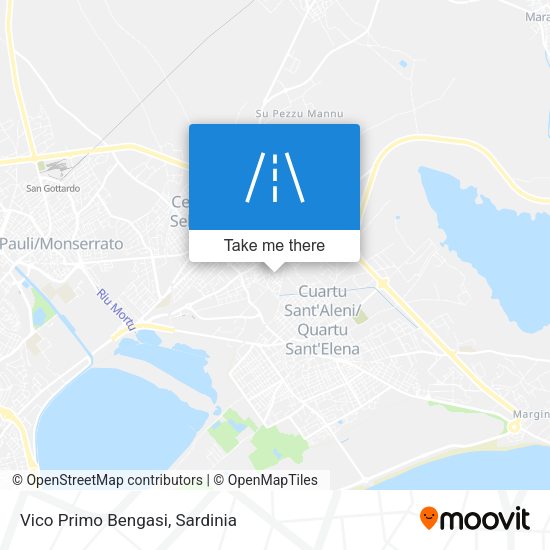 Vico Primo Bengasi map