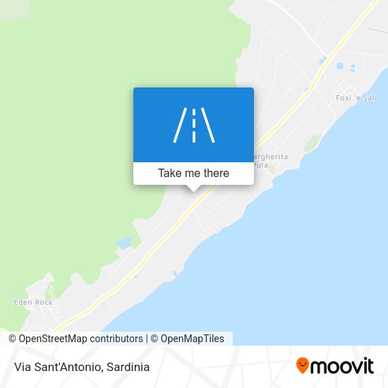 Via Sant'Antonio map