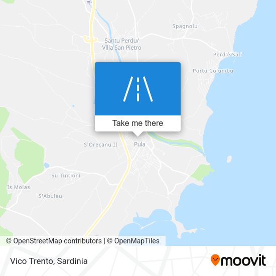 Vico Trento map