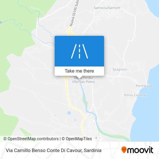 Via Camillo Benso Conte Di Cavour map