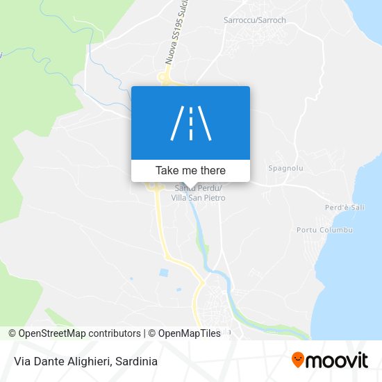 Via Dante Alighieri map