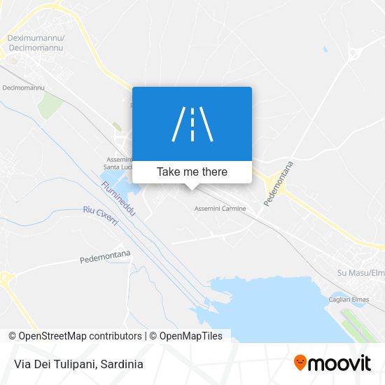 Via Dei Tulipani map
