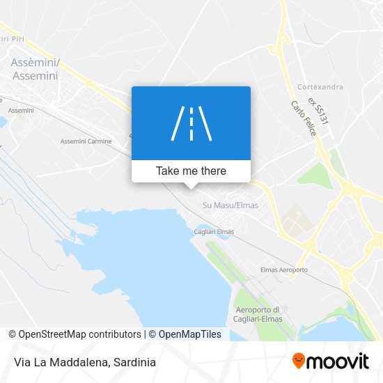 Via La Maddalena map