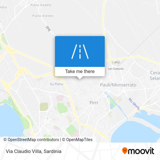Via Claudio Villa map