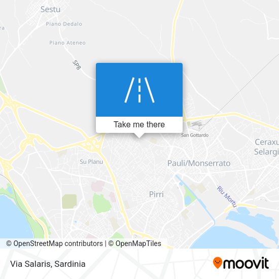 Via Salaris map