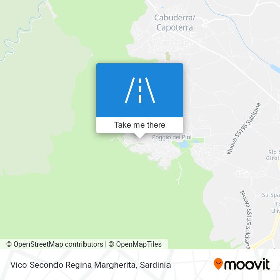 Vico Secondo Regina Margherita map