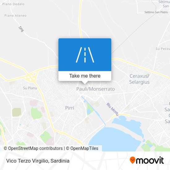 Vico Terzo Virgilio map