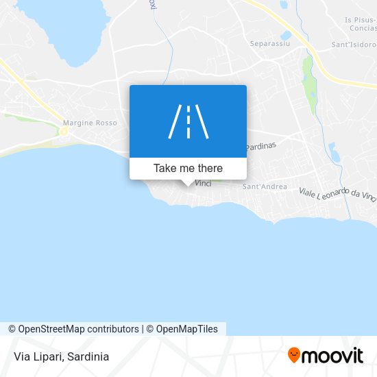 Via Lipari map