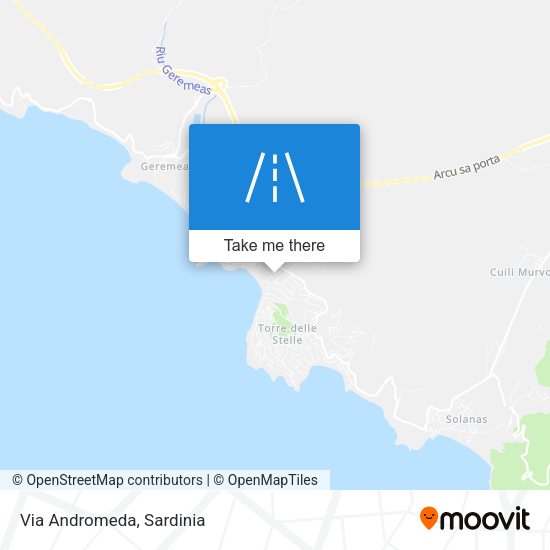 Via Andromeda map