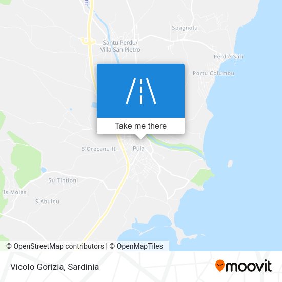 Vicolo Gorizia map
