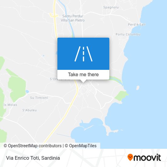 Via Enrico Toti map